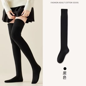 Wool Knee <b>Socks</b> Women Autumn Winter Warm Thick Anti Slip <b>Long</b> Tube <b>Sock</b> For Daily Wear - Product Image 5
