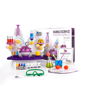 Kit scientifique Super Lab STEM pour enfants, expérience scientifique éducative avec lunettes de protection et matériaux DIY - Product Image 1
