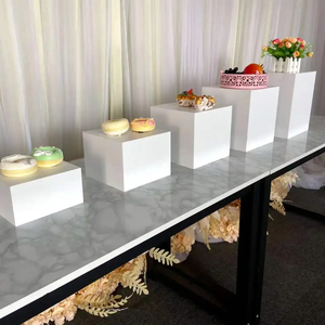 Dekorasi Meja <span class=keywords><strong>Dessert</strong></span> Kreatif, Rak Makanan Dingin, Rak Kue & Camilan untuk Tea Break, Rak Akrilik Kubus, Penyangga <span class=keywords><strong>Display</strong></span> Makanan Buffet - Product Image 2
