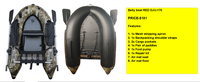 Matériau PVC Bateau Ventre Mini Voler BFishingoat Float Tube Gonflable Ponton Bateau Américain Float Tube