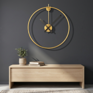 Horloge murale moderne découpée au laser de haute qualité avec affichage numérique à commande intelligente Nouvel usage domestique à la mode pour le salon Prix de gros - Product Image 1