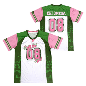 T-shirt personnalisé Maillot de football américain Sublimation Mesh Hommes Bleu Vêtements de football américain - Product Image 2