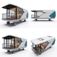 Maison conteneur en acier JY de 20 pieds - Écologique, étanche, installation facile, modulaire, portable, design moderne, pour resorts de glamping