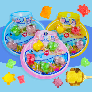 Animal Paradise Mixed Fruit Flavored Gummy Candy Supermercado Venta al por mayor Niños Fun Fruity Taste <span class=keywords><strong>Exploding</strong></span> Shapes Botella - Product Image 2