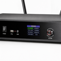 Système de Conférence Sans Fil avec Enregistrement USB et Écran Couleur TFT de Qualité Commerciale, Processeur Audio pour Sommet d'Entreprises