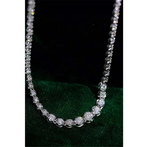 Collar de Diamantes Naturales de 3.0ct, Estilo Hip Hop, FG SI1, 42cm, Joyería Fina Xinfly - Product Image 2