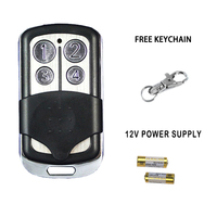 Fabricant fiable Télécommande universelle à code clonable face à face 433 MHz DC12V 4 boutons Système d'ouverture automatique de porte de garage