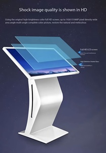จอแสดงผลดิจิทัลแบบสัมผัสหน้าจอ  ตู้คีออสก์บริการตนเองพร้อมจอ LCD ความละเอียดสูง - Product Image 2
