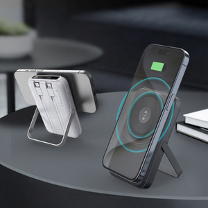 Câble intégré Portable 10000mah Power Bank PD22.5w, support de téléphone chargeur sans fil Power Bank - Product Image 1