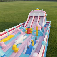 Château gonflable commercial en PVC avec toboggan, nouveau design, château gonflable pour enfants