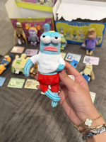 100% Authentique POPMART POP MART Bikini Bottom Buddies Série 2 Boîte Mystère Anime Peluche Mignonne Cadeau de Collection