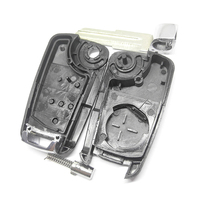 Coque de clé de voiture à 3 boutons avec lame gauche, boîtier de remplacement pour télécommande de voiture