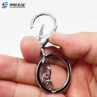 YIWANG Grossiste Porte-clés en Métal, Mousqueton, Anneaux de Porte-clés, Pendentifs pour Fabrication de Bijoux DIY, Accessoires Cadeaux, Porte-clés Trois Pièces