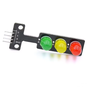Mini 5V RGB semaforo LED modulo Display rosso giallo verde 5mm LED per sistema semaforico modello PCB & PCBA prodotto - Product Image 6