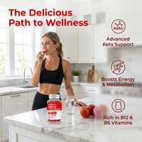 Pureon OEM Vegan Keto ACV Gummies pour la perte de poids, complément alimentaire quotidien, gummies au vinaigre de cidre de pomme pour adultes, stimule l'énergie