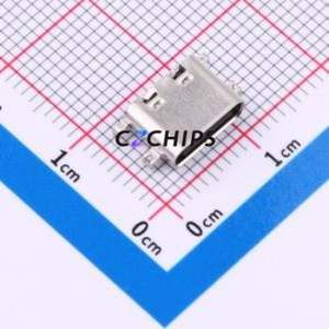 TYPE-C-F02C-1BBWC1.0 USB Connector SMD Connector ( Connector Type: Type-C )( Protocol Standard: USB 3.1 )( Gender: Female ) - Product Image 1