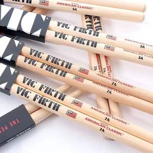 2025 Meilleure Vente Classique Baguette de Batterie Hickory 5A 7A de Bonne Qualité - Product Image 2