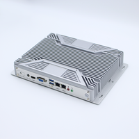 Última Fanless ntel Core I3/I5/I7 Cpu Dual Lan 6USB 6COM instalación integrada Industrial PC Mini Pc