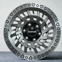 SRD Maßgefertigte 17/18/20 Zoll Felgen Geschmiedete Offroad-Leichtmetallräder 6061-T6 Aluminium 6x139,7 Beadlock-Ring-Rad für Hilux Tacoma Range