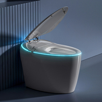 Offre Spéciale de forme ronde électronique en céramique Wc Intelligent cuvette de toilette en céramique une pièce salle de bain Wc automatique toilettes intelligentes