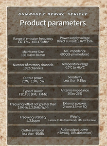 Zastone D500 25W Mini Xe Đài Phát Thanh Kênh Kép Thông Tin Liên Lạc Receiver Thu Phát Chia Loại Xe Gắn Đài Phát Thanh Di Động - Product Image 6