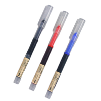 Stylo Gel Liquide Direct 0,5 mm Rouge Plastique Grande Capacité Neutre Fournitures Scolaires et de Bureau Stylo Signature