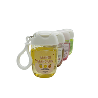 Gel désinfectant pour les mains antibactérien personnalisé OEM avec porte-clés, liquide à base de glycérine pour les enfants, savon pour les mains