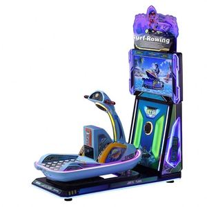 New Kidsren's Interactive Commercial Home Game Console Coin-Operated <b>Amusement</b> <b>Machine</b> Featuring Surfing 3D Racing for Coin Push - Product Image 2