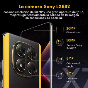 สำหรับ Xiaomi POCO X7 512GB 5G LTE โทรศัพท์มือถือ Ai Curved 6.67" กล้องหลัง 50MP แบบสามเลนส์ NFC รองรับซิมคู่ Redmi สมาร์ทโฟนปลดล็อค - Product Image 5