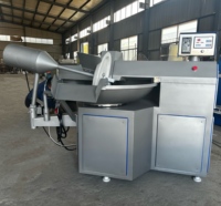 Machine industrielle de découpe de viande en acier inoxydable pour la transformation de saucisses, de boulettes de viande et de pâtes à viande
