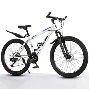26 Inch Mountain Bike, 24 Speed Dual Disc Brake <strong>MTB</strong> with Suspension Fork, Steel Frame Bicycle for Men Women <strong>Commuter</strong> &amp; Off-Road - Product Image 5