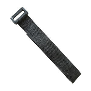 SU27 <b>Black</b> Nylon Aircraft <b>Strap</b> with Buckle and Reverse Hook and Loop Fastener Multi-Size for Battery Accessories - Product Image 1