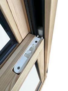 Finestra a Ghigliottina Classica Penjoy in Alluminio Rivestito in Legno, Finestra Scorrevole ad Apertura Verticale con Zanzariera - Product Image 2