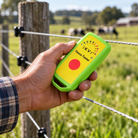 Testeur de tension de clôture électrique portatif HPSFENCE 1-10KV avec 10 voyants LED pour clôtures de ferme, bétail et chevaux