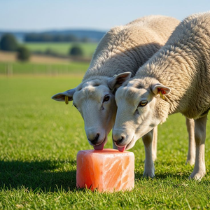 Bloc de sel de l'Himalaya de qualité supérieure pour chevaux et bovins avec corde 100% minéral naturel Couleur rose 1,5-2 kg Durée de conservation de 5 ans - Product Image 3