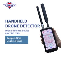 Détecteur de drones FPV, analyseur de spectre SDR, démodulation de flux vidéo graphique, système d'alarme de sécurité longue portée 3 km