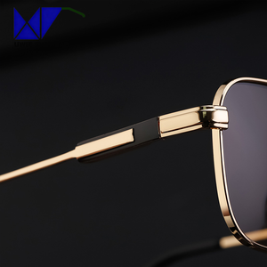 Lunettes de soleil polarisées carrées taille 56-18-140 pour la pêche |   Lunettes de soleil avec monture en métal, verres PC UV400 |   Vision nocturne anti-radiation - Product Image 3