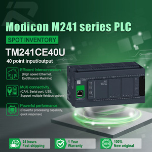 โมดูล PLC ของแท้รุ่นใหม่จาก Schneider รุ่น TM241CE40U ซีรีส์ Modicon M241  40 จุดอินพุต/เอาต์พุต  ตัวควบคุมโปรแกรม PLC รุ่น TM241CE40U - Product Image 1