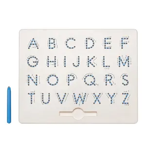 Tablero de escritura con 26 letras del abecedario para niños, tablero de dibujo magnético borrable - Product Image 1