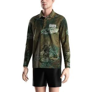 เสื้อกอล์ฟแขนยาวผู้ชายแบบมืออาชีพ แห้งเร็ว ระบายเหงื่อได้ดี ป้องกันรังสียูวี สำหรับตกปลา ผลิตจากโพลีเอสเตอร์ 100% กันน้ำ กันลม - Product Image 5
