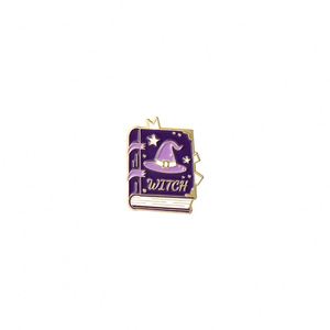 2022 Hot Sale Cartoon Halloween Witch <b>Hat</b> Wizard Premium Enamel Lapel <b>Pin</b> Brooch Badge - Product Image 5
