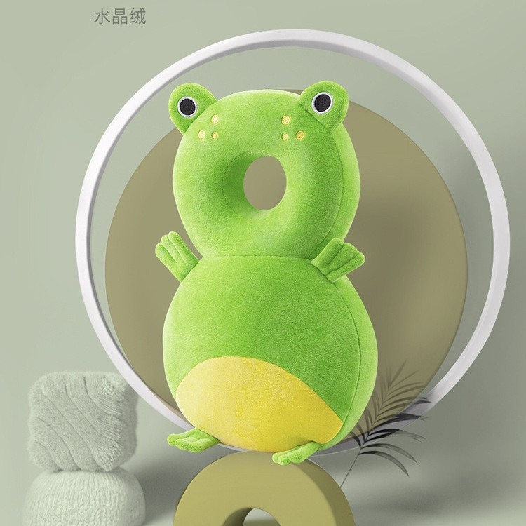 Bandoulière en peluche grenouille