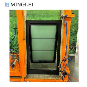 Tùy chỉnh nfrc tiêu chuẩn nhôm hồ sơ lớn mái hiên cửa sổ Ba cửa sổ mái hiên với kính mờ - Product Image 2