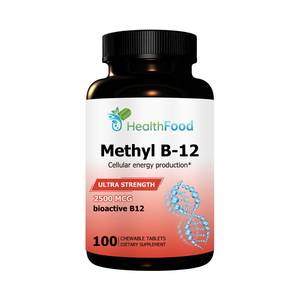 Hot Sale Methyl B12 Chewable Tablets 100 Count for Cellular Energy Production Cellular Energy Production and Brain Health - Product Image 1