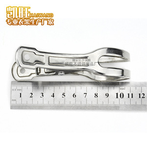 Pince à vêtements en acier inoxydable Kaiwang 11 cm, grande ouverture, pince à ressort durable, non magnétique, pour rangement - Product Image 1