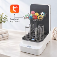 Laveuse-sécheuse électrique de table pour biberons, en acier inoxydable SUS 304, nettoyage vapeur 24H, rangement pour biberons, tétines et tire-lait