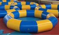 Petite piscine ronde gonflable bleue de WINSUN, piscine gonflable de bain d'intérieur pour l'usage de famille