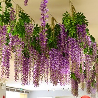 Décoration de plafond végétal vert, panneau mural en rotin, plantes artificielles en plastique, jardin vertical, fournitures de fausses fleurs