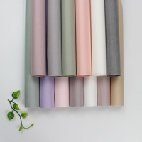 Papier d'emballage de fleurs de noël personnalisé, rouleau de papier d'emballage de chocolat en gros