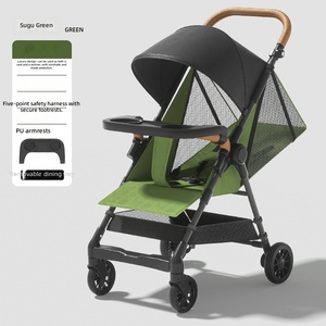 <span class=keywords><strong>Carrito</strong></span> de Viaje Plegable para Bebés, Tipo <span class=keywords><strong>Sombrilla</strong></span>, con Empuje Manual, Herramienta de Caminata para Niños, Cochecito Compacto para Bebés - Product Image 1